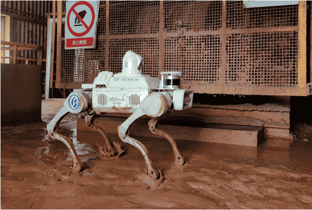 恶劣环境解放人力,绝影X20机器狗在宝钢股份上线实战测试