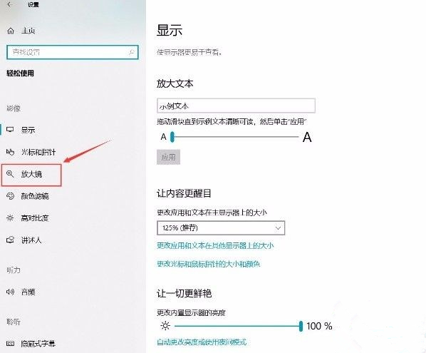 Win10如何开启放大镜功能?Win10开启放大镜的办法