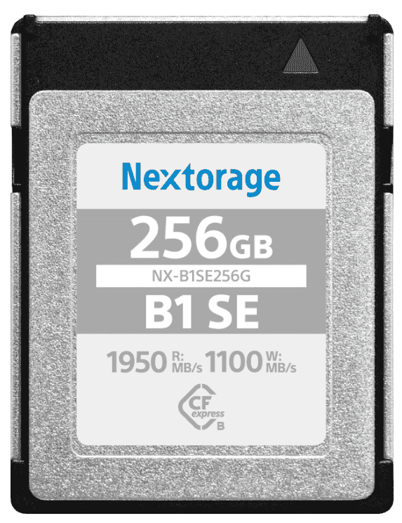 Nextorage 发布世界上最快的 CFexpress Type B 存储卡,写入速度 1900MB/s