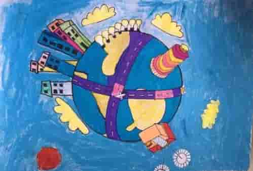 未来海洋科技主题绘画作品