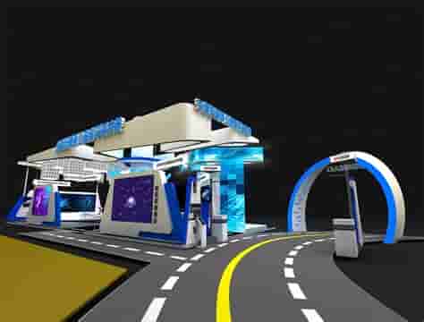 科技未来交通绘画