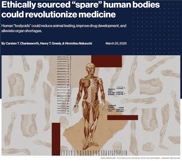 “人体机器人”设想：伦理争议下的医