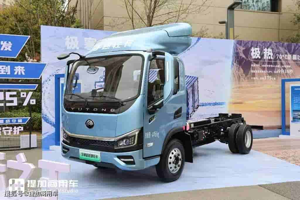 宇通T5电动轻卡：176度大电量挑战600