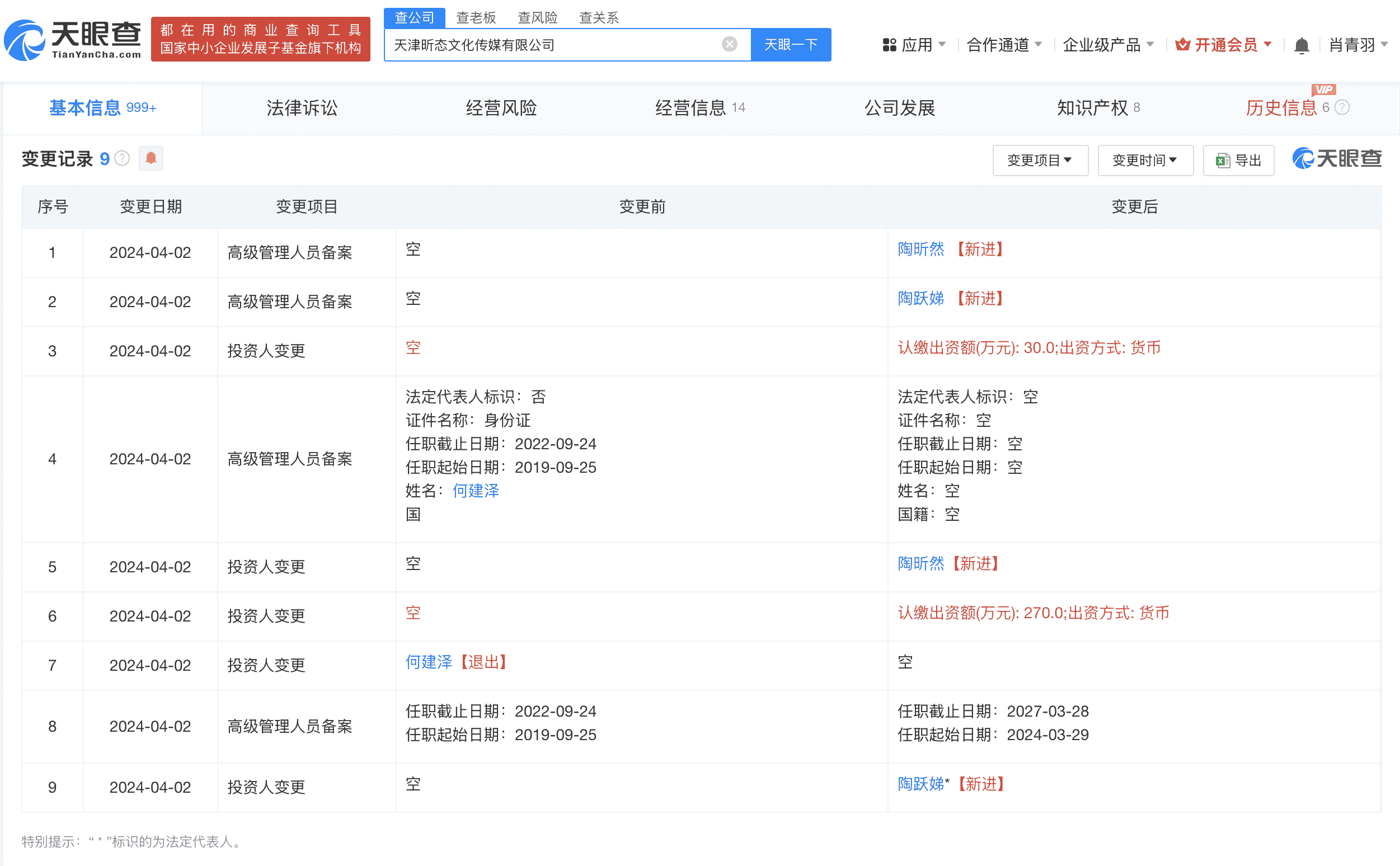 陶昕然何建泽商业分道扬镳，何建泽悄