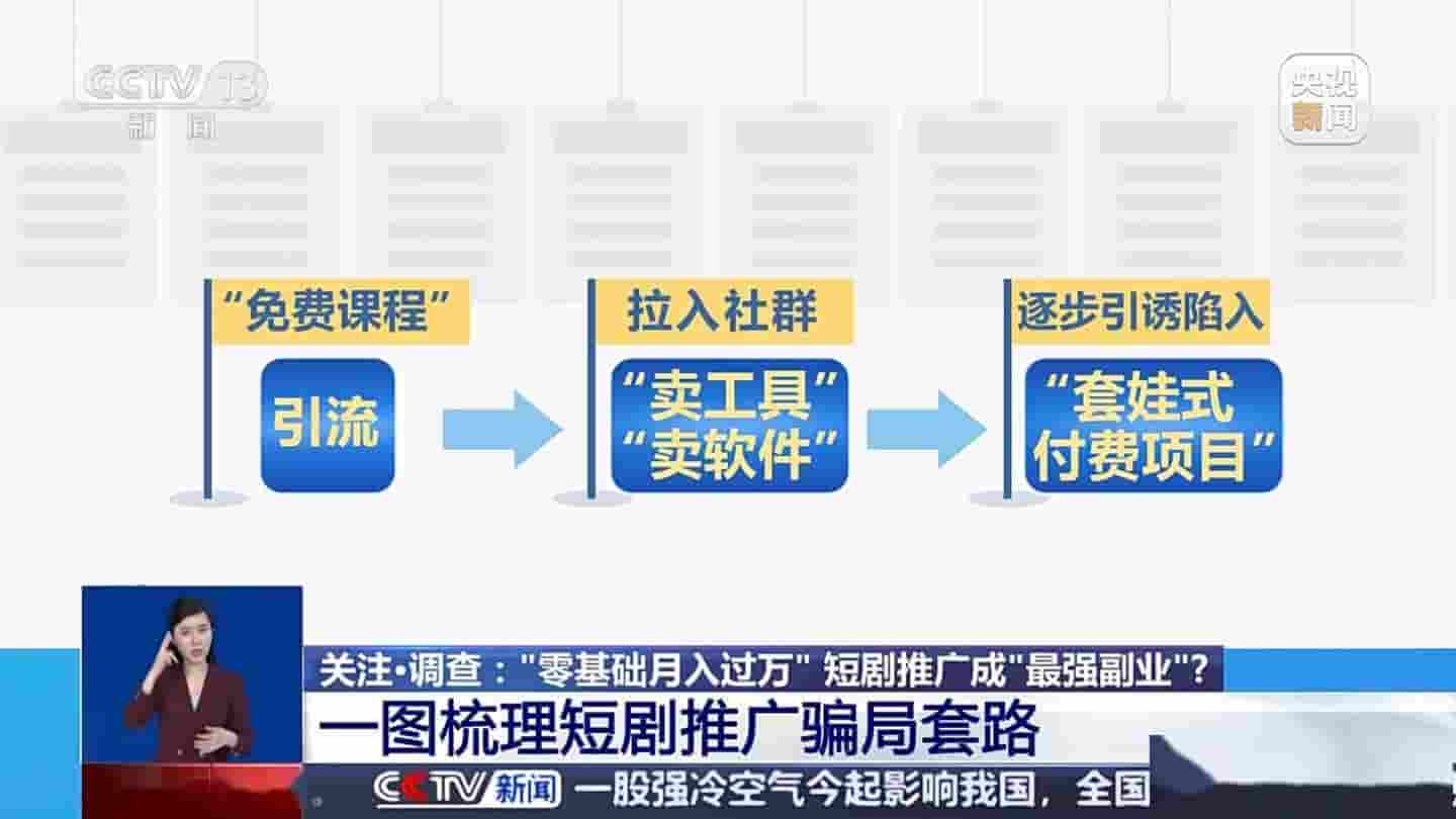 短剧推广“月入过万”梦碎，央视揭秘