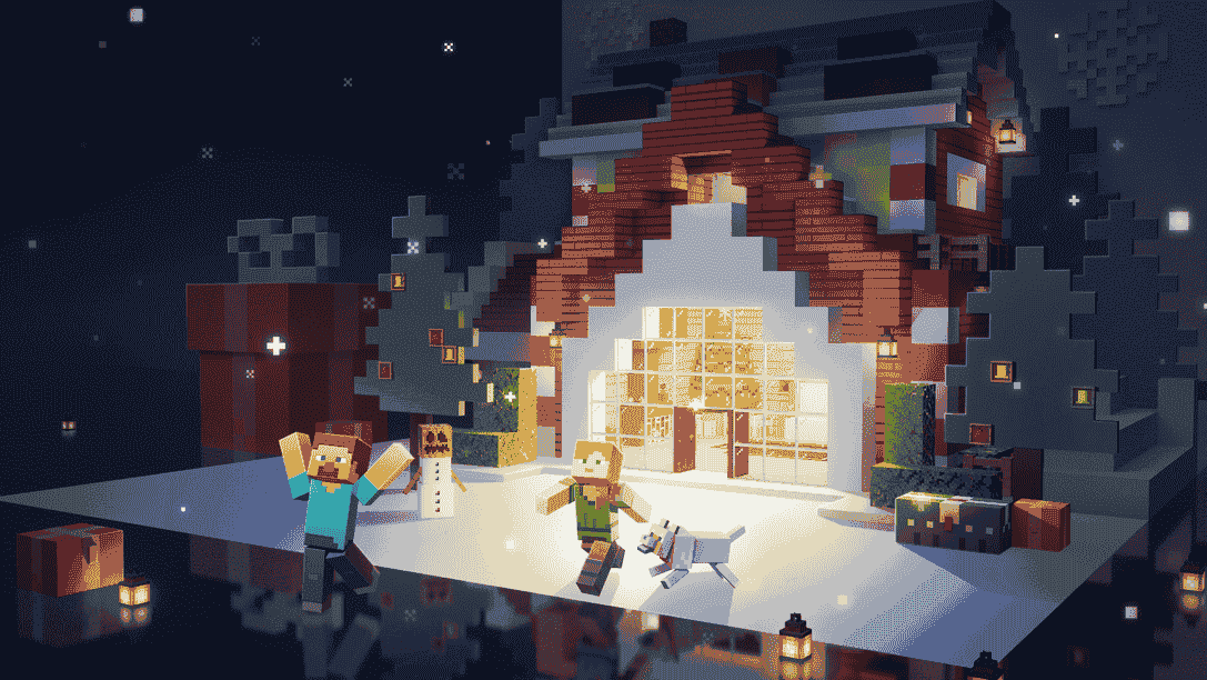 《我的世界》冬日玩法已送达，一起开启圣诞冒险