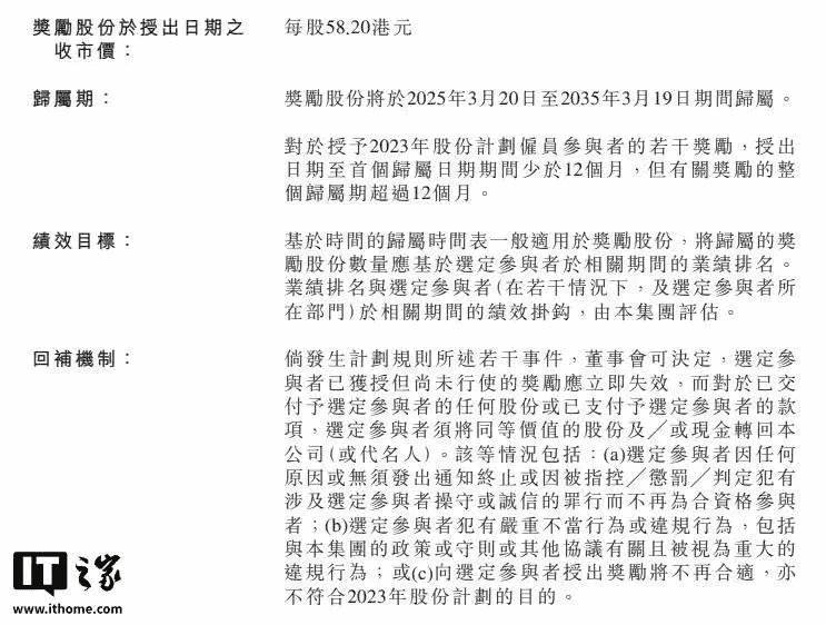 小米股权激励大放送！8344万股覆盖3877人，最长十年归属期