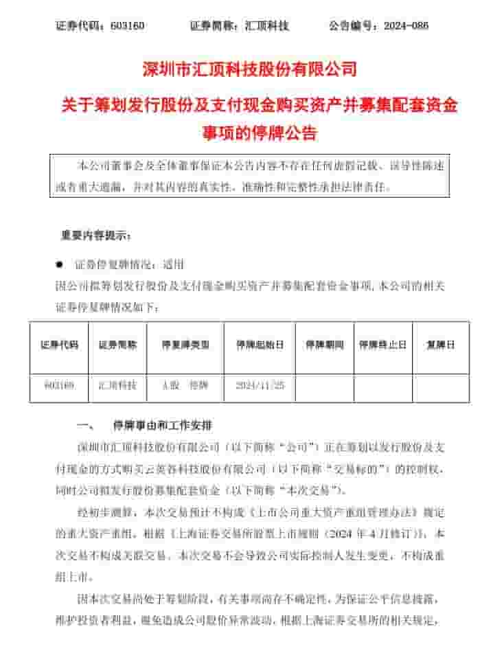 汇顶科技终止收购云英谷，双方交易价