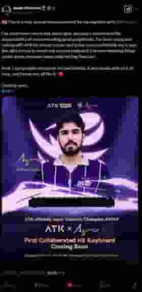 Aspas同款！ATK RS6磁轴键盘震撼上市，电竞神器仅需599元起