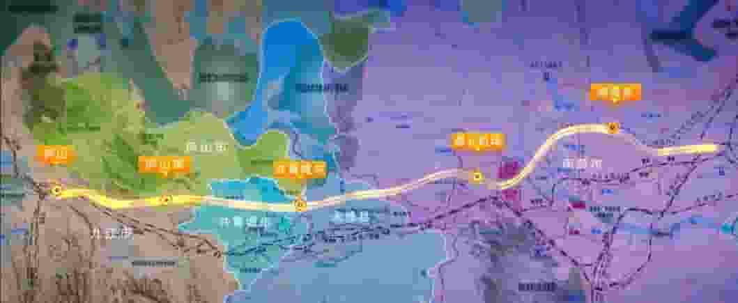 昌九高铁先行段铺轨完成，设计时速达