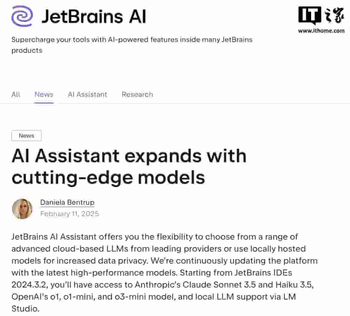 JetBrains AI Assistant升级：本地大