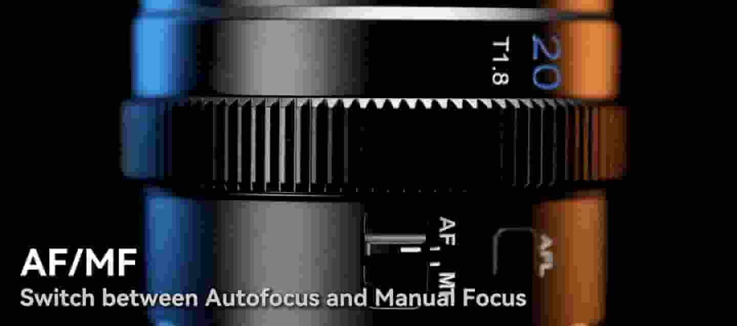 思锐AF20mm T1.8 1.33x自动对焦电影镜头来袭，多卡口适配，售价5499元起