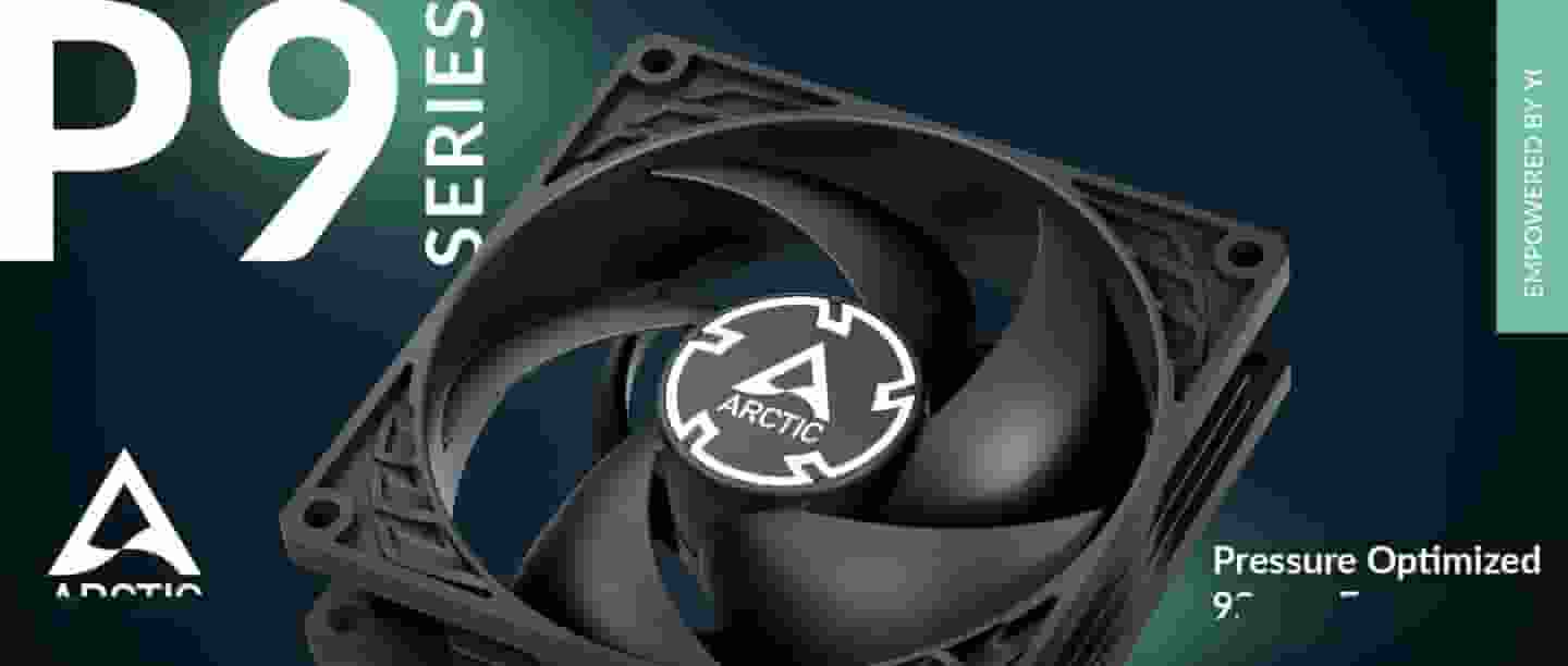 ARCTIC 安特高能新推P9系列风扇，92mm小身材大风压