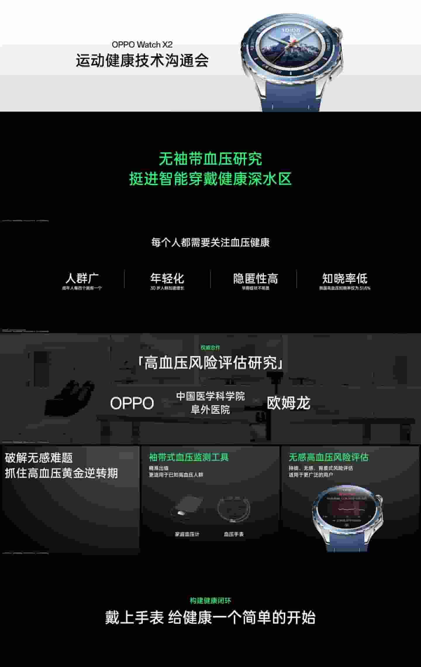 OPPO Watch X2新技能：7天无感监测高
