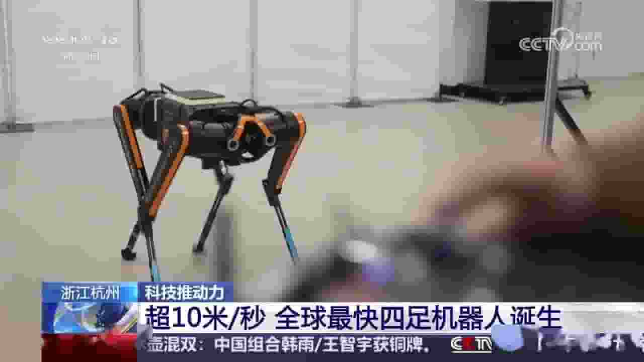 浙江大学研发“黑豹”四足机器人，刷