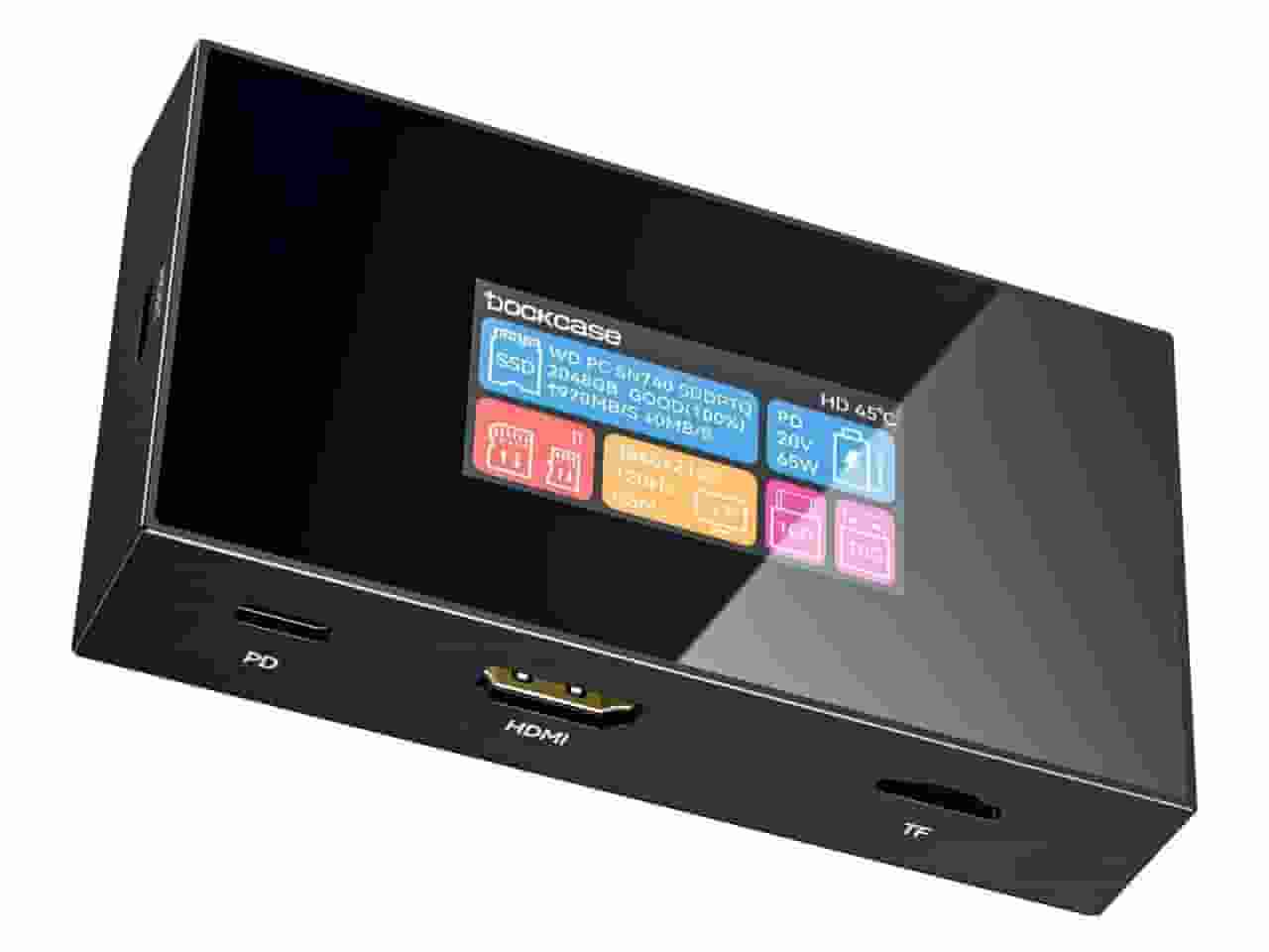 Dockcase新推七合一扩展坞，内置M.2盘位配触控屏，功能强大