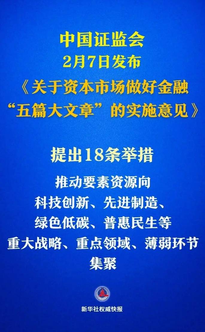 证监会新策出炉：18条举措助力资本市场书写金融新篇章