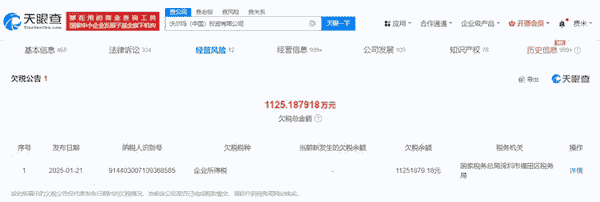 沃尔玛中国欠税超千万，企业所得税成“漏网之鱼”？