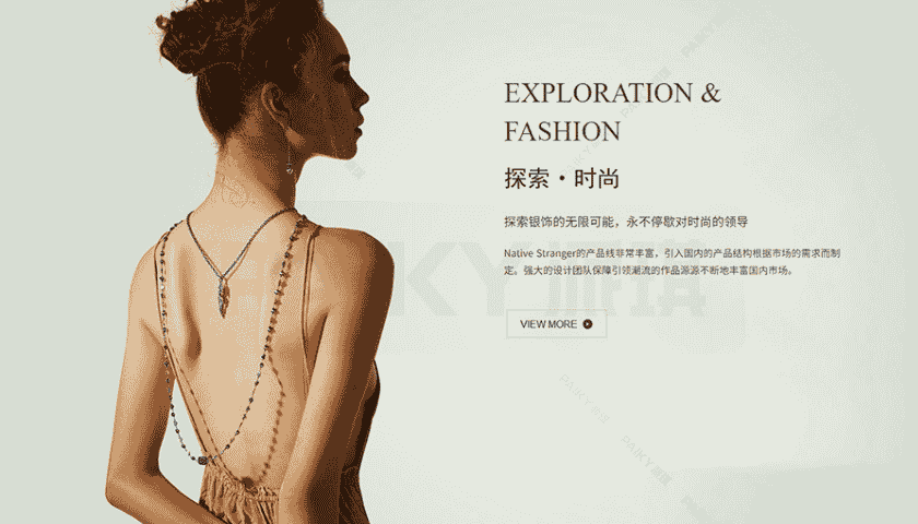 派琪构建高端品牌网站案例分享：Nati