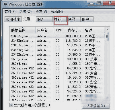 win7任务管理器怎么看cpu频率