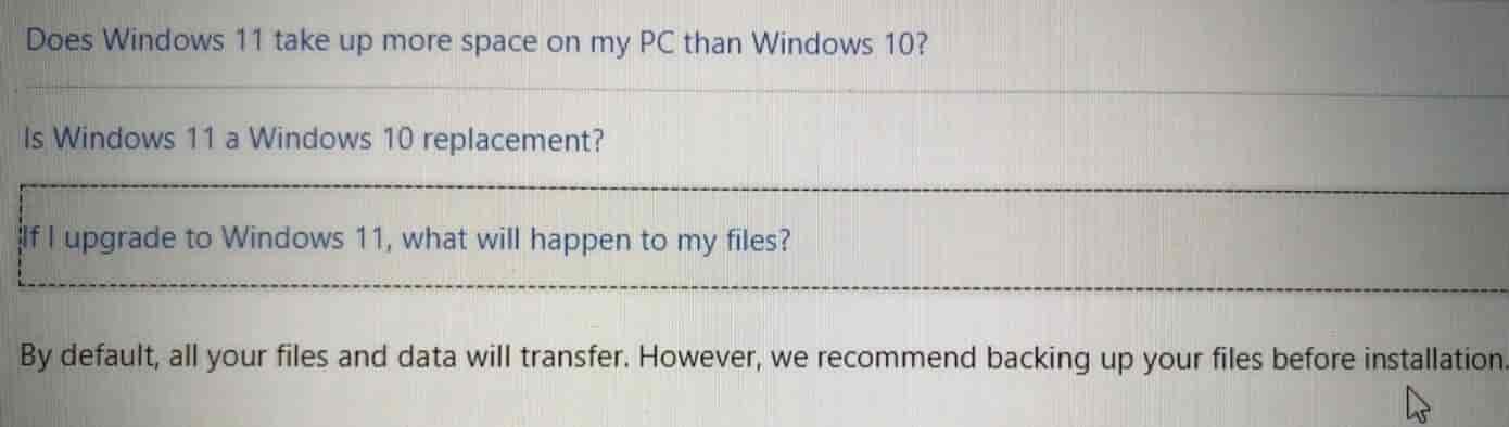 升级到win11软件是否会保留详情