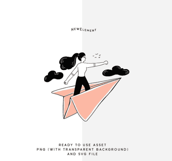 适用于404和BANNER页面的手绘小插画