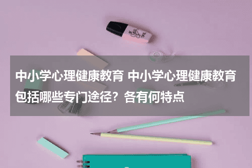 中小学心理健康教育 中小学心理健