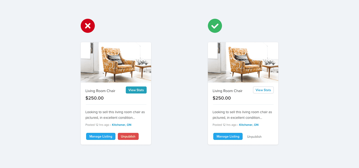 设计网站时并非每个按钮都需要颜色