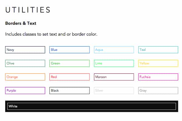背景色和边框色 背景色和边框色