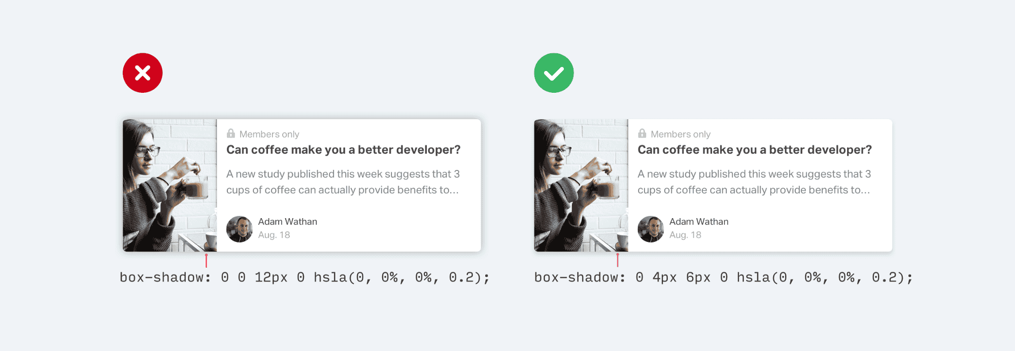 网站设计中巧妙的阴影设计。 - 北京传诚信