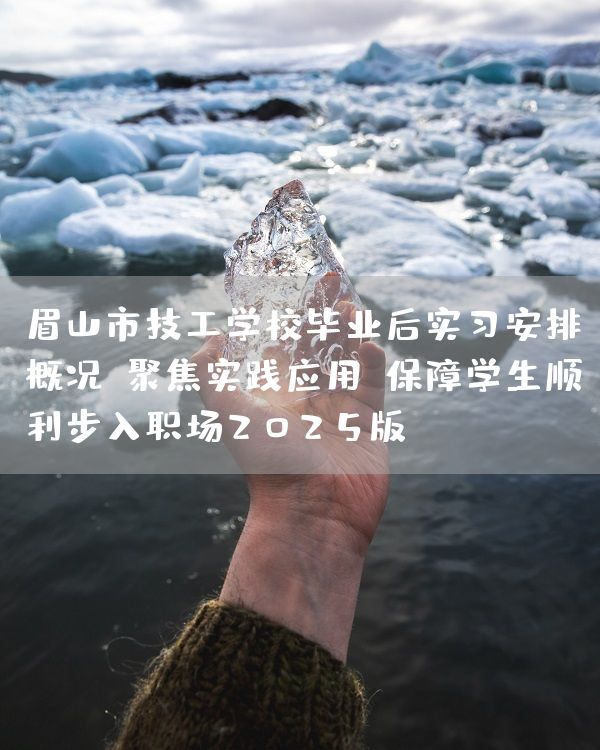 眉山市技工学校毕业后实习安排概况：聚焦实践应用，保障学生顺利步入职场2025版