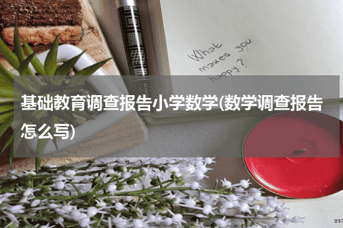 基础教育调查报告小学数学(数学调