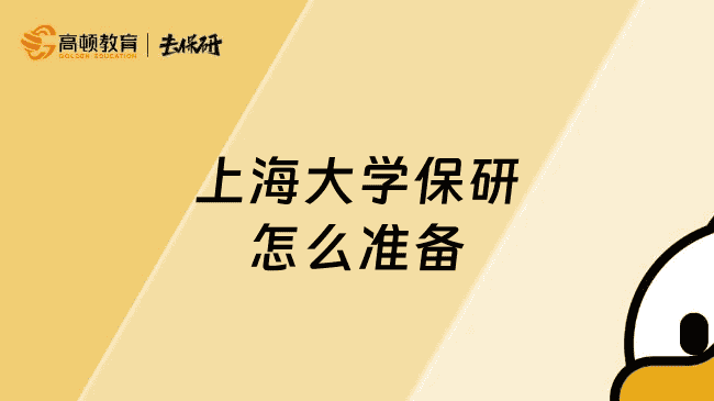 上海大学保研怎么准备的？211学姐分享超全保研攻略