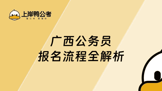 广西公务员报名流程全解析,小白必看