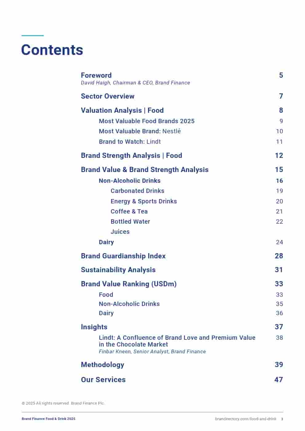 2025年食品和饮品品牌100强(图3)